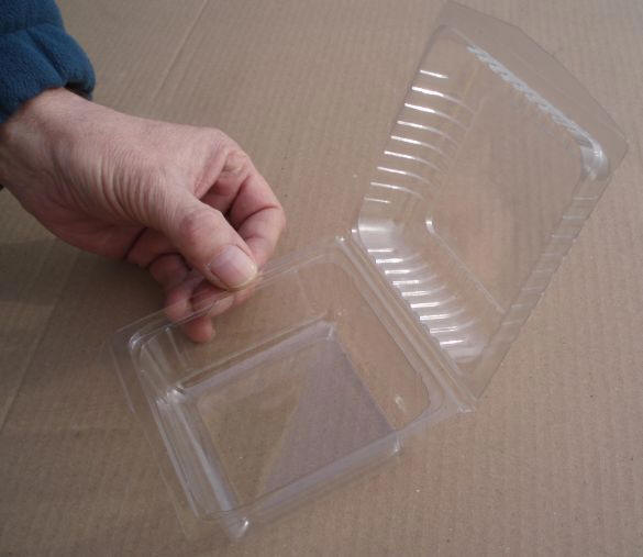 Clear Plastic Click Seal Catering Boxes
